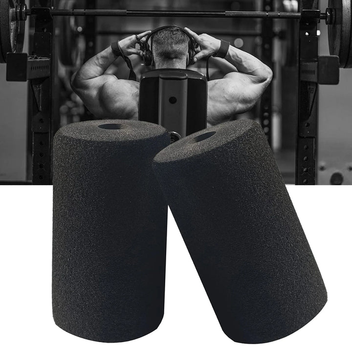 Fitness Foot Foam Pads Rollers Leg Extension For Weight Bench Home