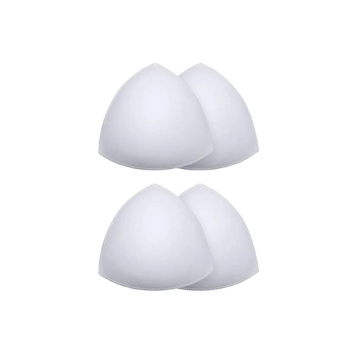 2/12pcs Bra Pads Soft Sponge Women's Triangle Bra Pad Sports Bra