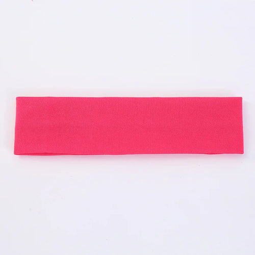 Elastic Cotton HairBand Fashion Headbands for Women Men Solid Running