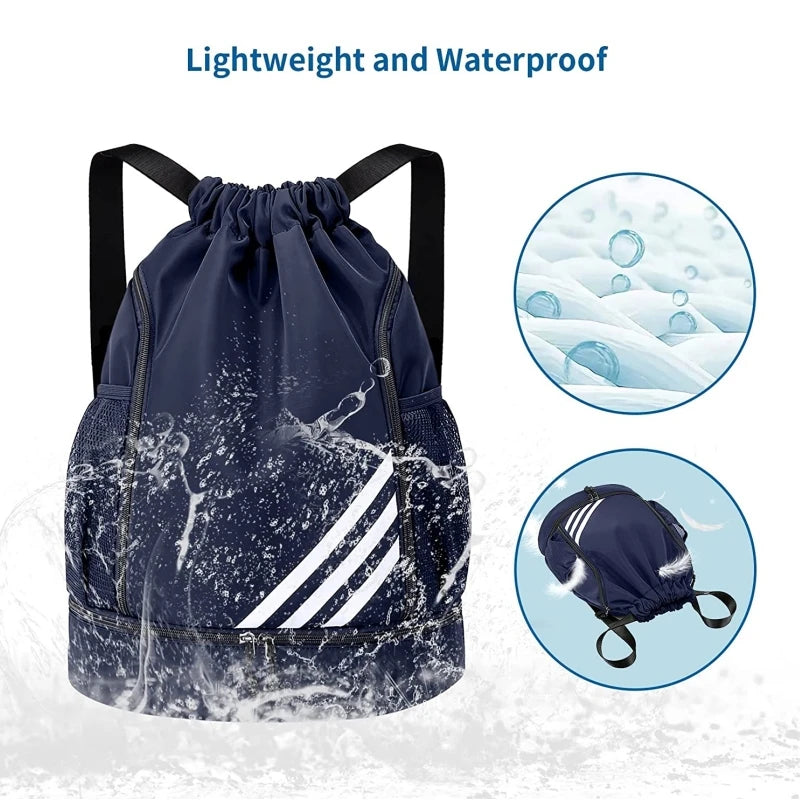 2023 New Design Sports Backpacks Soccer Drawstring Bag Gym Backpack