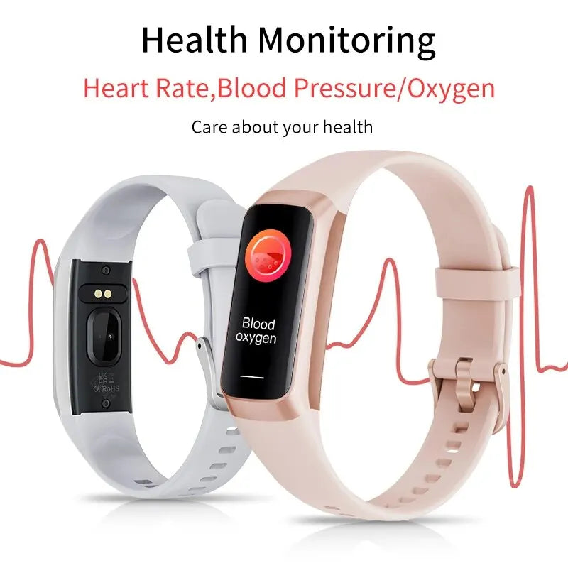 LIGE Amoled Smart Watch Men 2023 Smart Band Women Heart Rate Blood