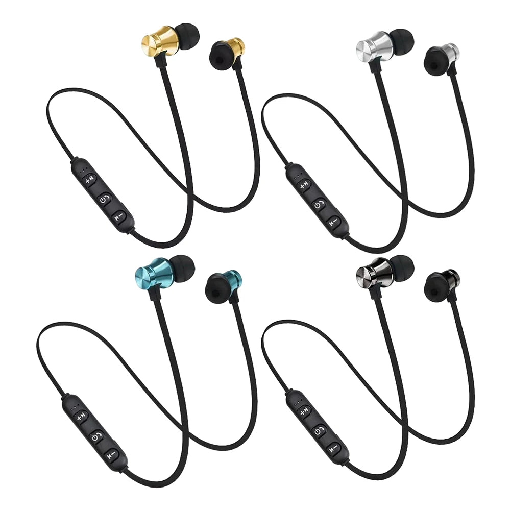 XT11 Magnetic Gym Wireless Headphones Sports In-Ear Headset Hanging