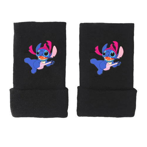 Stitch Gloves Star Baby Anime Peripheral Half Finger Gloves