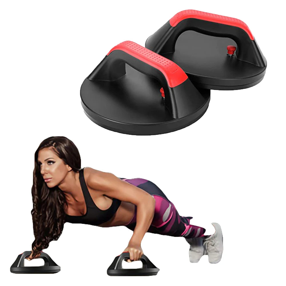 2pcs Push Up Rack Round-Shaped Push-Ups Stands Hand Grip Chest