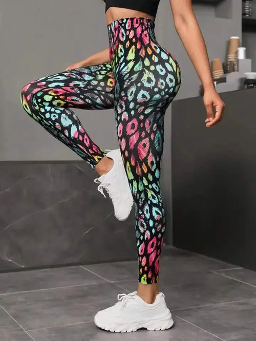 Tie Dye Seamless Leggings Women for Gym Yoga Pants Push Up Workout