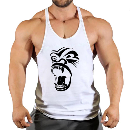 New Hot Sale Mens Printed Tank Top Breathable Cool Vest Running Shirt