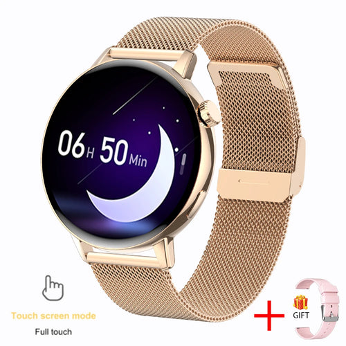 New Fashion Women Smartwatch Bluetooth Call Full Screen Touch
