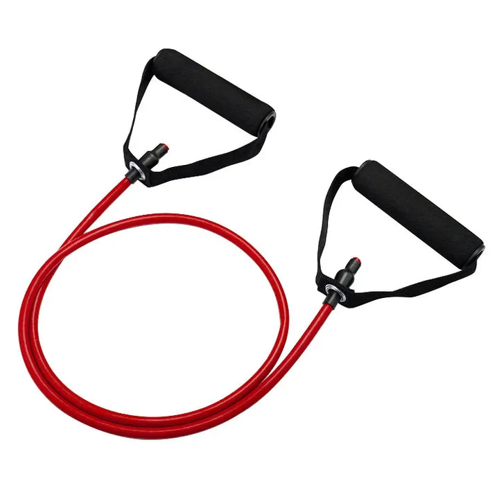 5 Levels Resistance Bands with Handles Men Yoga Pull Rope Elastic Fitness Exercise Tube Band for Home Workouts Strength Training