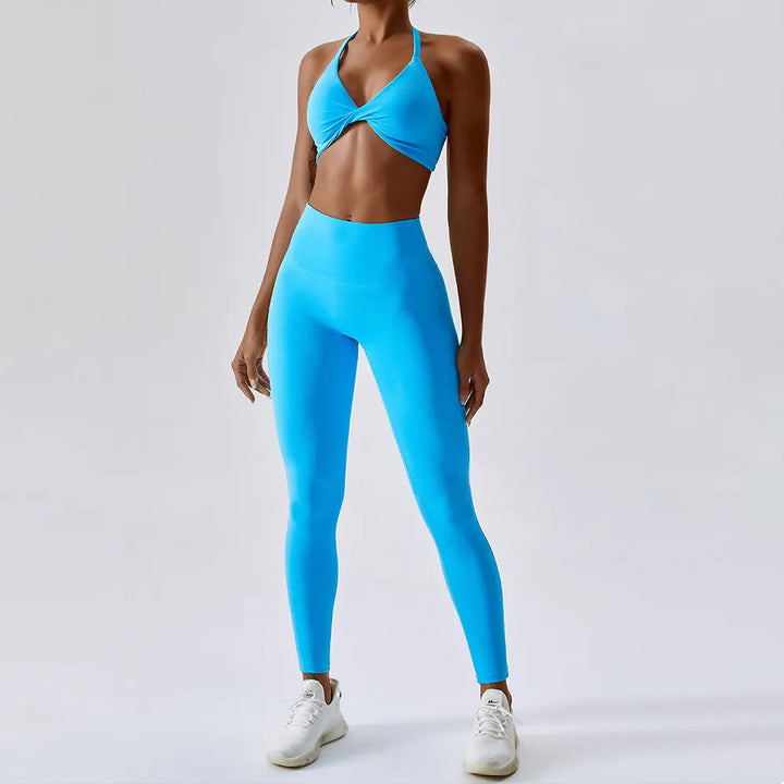 Women's Tracksuit Seamless Yoga Set 2PCS Workout Sportswear Gym