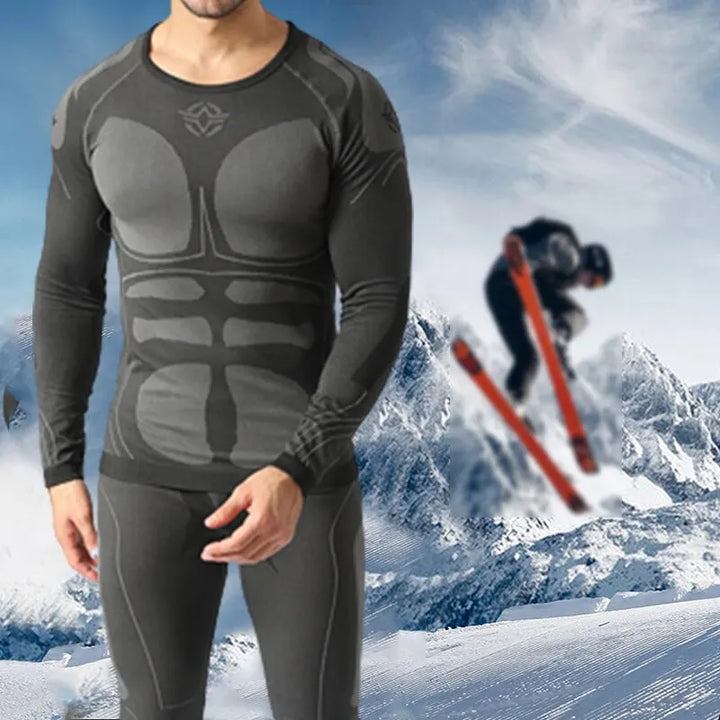 Men Sport Thermal Underwear Suits Outdoor Cycling Compression