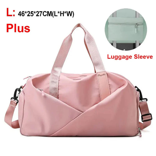 Sports Gym Bag For Women Men Dry Wet Handbags Corduroy Swimming