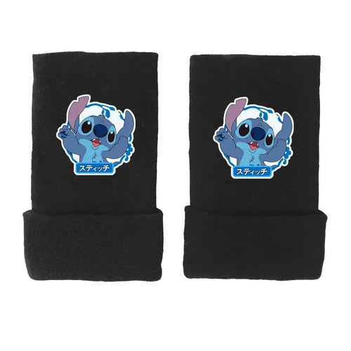 Stitch Gloves Star Baby Anime Peripheral Half Finger Gloves