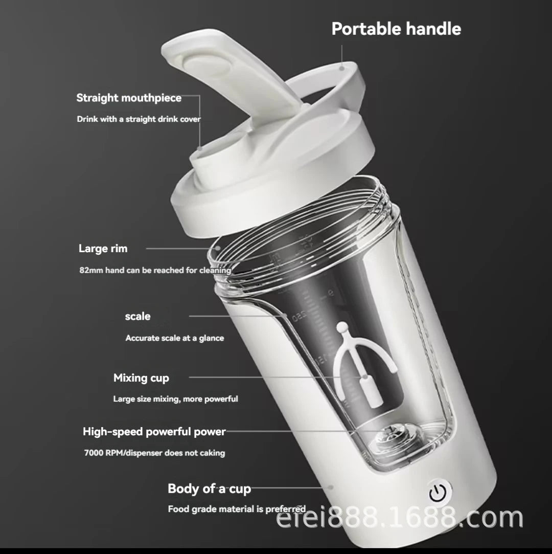 Electric Protein Shaker Bottle Mixing cup Automatic Self Stirring Mug Coffee Milk Cup Portable Blender Sports Fitness Kettle 35