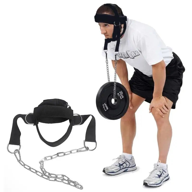 Head Neck Trainer Adjustable Neck Exerciser Head Harness Weight