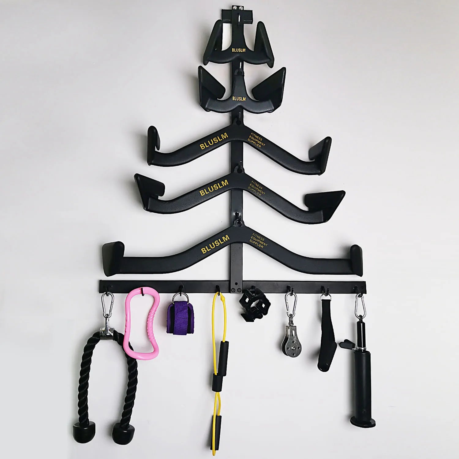 Detachable Floor/Wall Style Fitness Equipment Accessories Handle