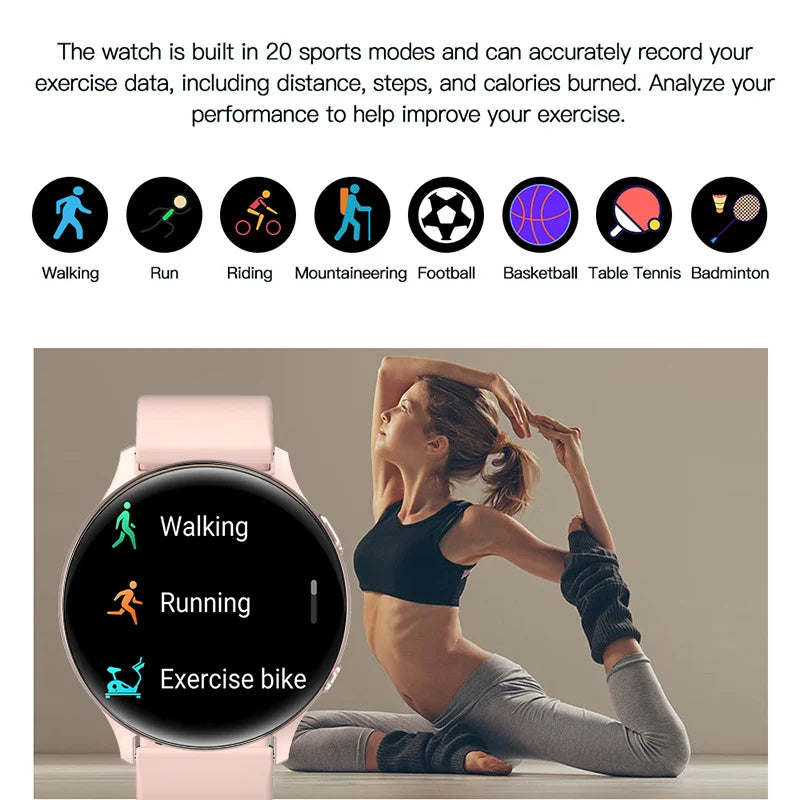 For Xiaomi Huawei 1.32 inches Bluetooth Call Smartwatch Women Men