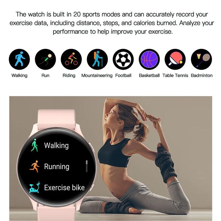 For Xiaomi Huawei 1.32 inches Bluetooth Call Smartwatch Women Men