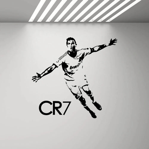 Ronaldo Poster Wall Decal CR7 Sign Vinyl Sticker Gym Sport Soccer