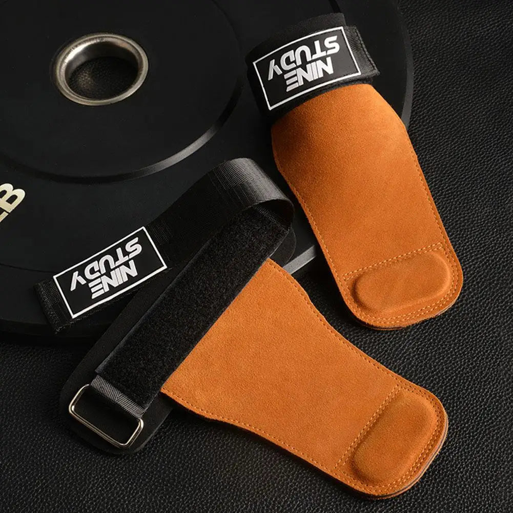 Wrist Straps for Weightlifting Leather Anti-slip Comfortable Grip