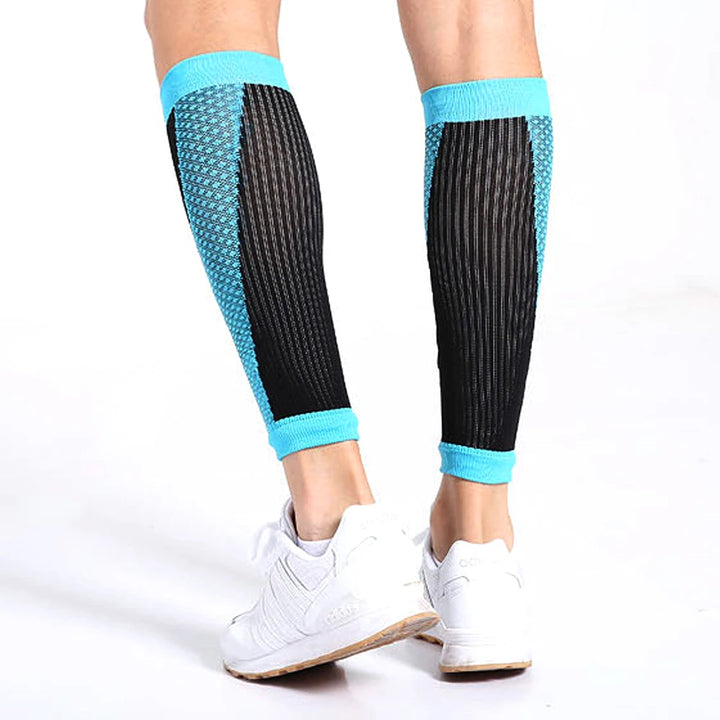 1Pair Compression Calf Sleeves Footless Leg Brace Sock For Running