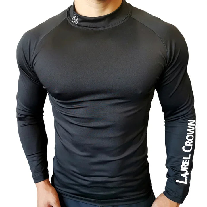 Fitness T-shirt Men Long Sleeve Training Shirts Running Compression