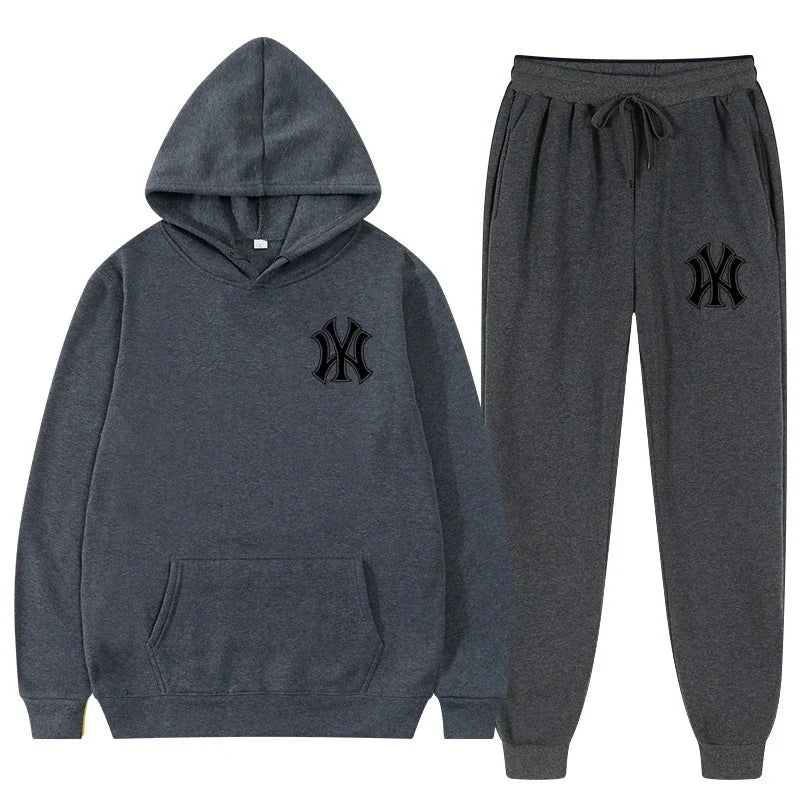 Sweater Male Set Sport Pants Men's Tracksuit Women Sports Top Mens Clothes Pant Sets for Women 2 Pieces Hoodie Hooded Shirt Man