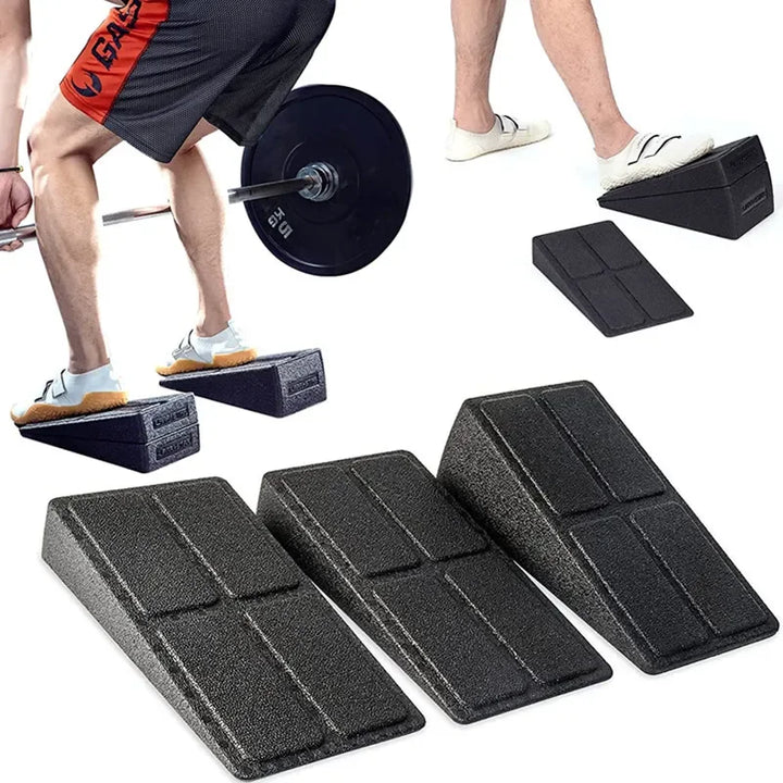 3pcs/Set Yoga Bricks Squat Wedge Blocks Slant Board Adjustable Non-Slip Foot Stretcher for Exercise Gym Fitness Yoga Accessories