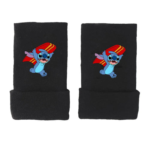 Stitch Gloves Star Baby Anime Peripheral Half Finger Gloves