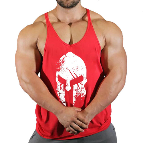 New Hot Sale Mens Printed Tank Top Breathable Cool Vest Running Shirt