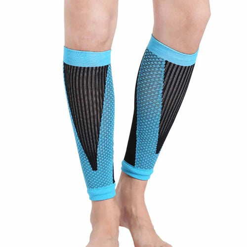 1Pair Compression Calf Sleeves Footless Leg Brace Sock For Running