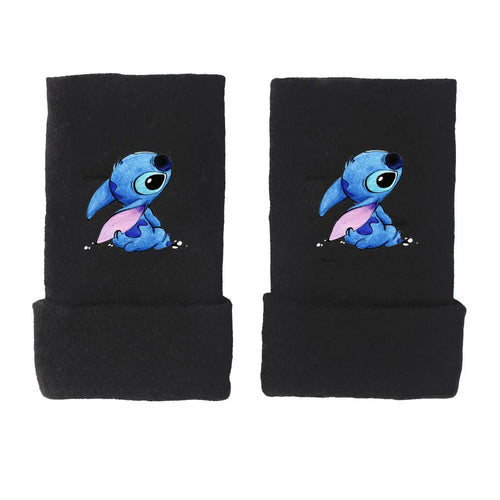 Stitch Gloves Star Baby Anime Peripheral Half Finger Gloves