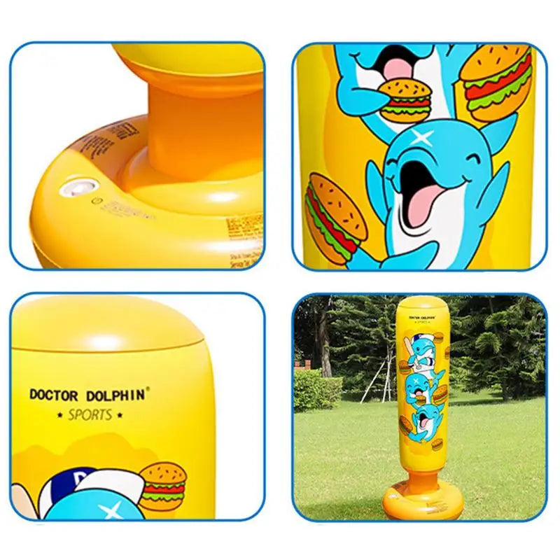 Children Boxing Punching Bag Tumbler Inflatable Sandbag Toys Kids