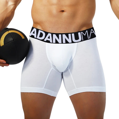 Long Boxers Sexy Men Underpants Boxer Cotton Slim Mens Underwear
