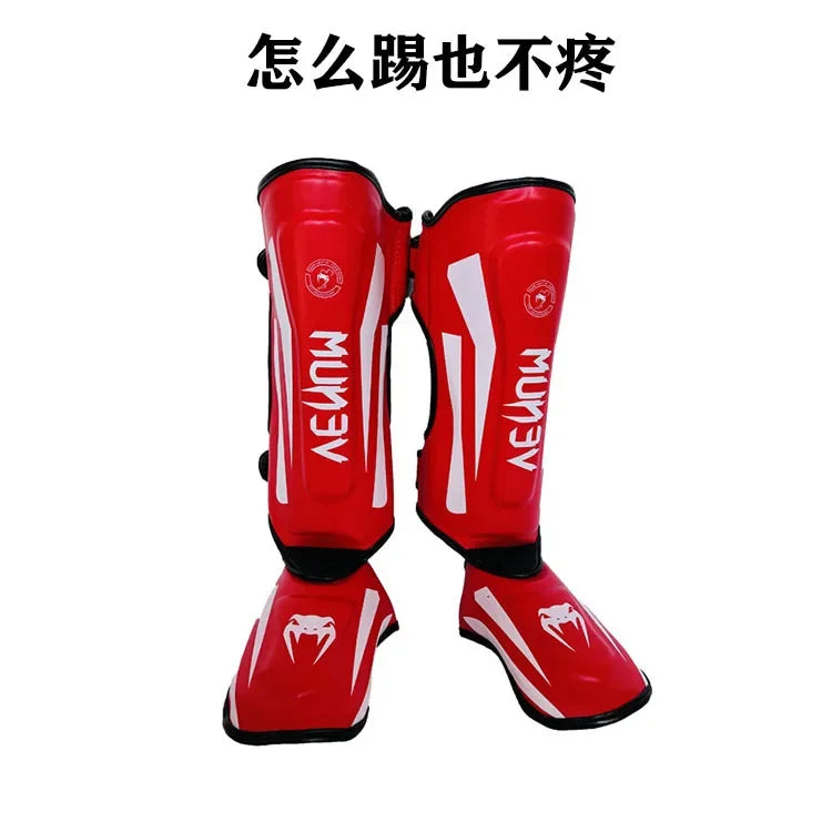 Thai Boxing Sanda Leg Guards Path Protection Free Fighting Taek wondo