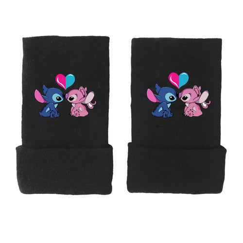 Stitch Gloves Star Baby Anime Peripheral Half Finger Gloves