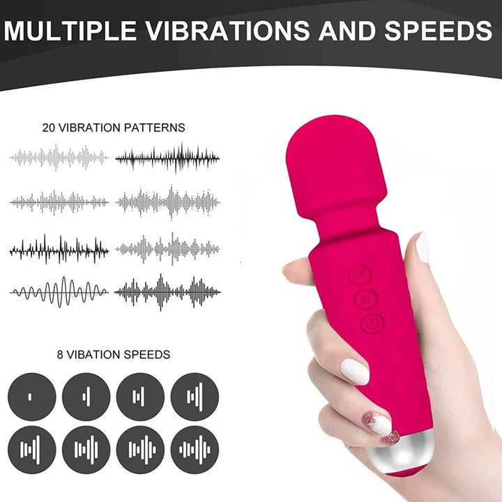 Massage Stick for Women Powerful 20 Vibration Modes Neck Shoulder Back