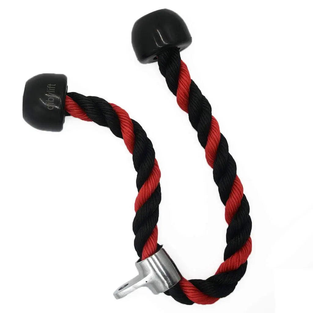 120/150cm Heavy Duty Tricep Rope Pull Down Fitness Cable Attachment