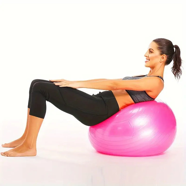 Yoga Pilates Ball Gym For Fitness Balloon Cover Workout Over Soft Big