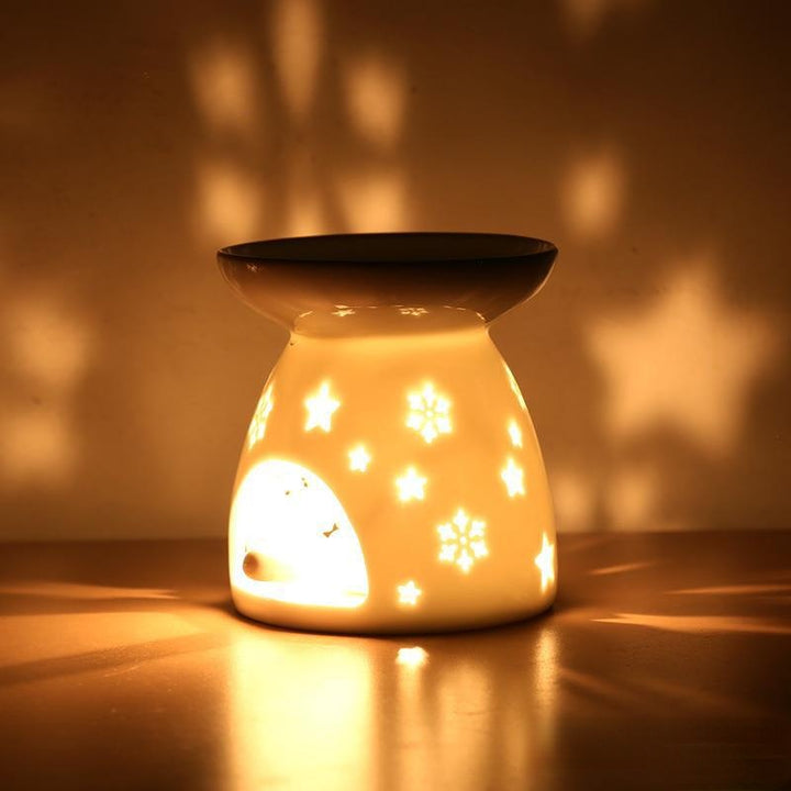 YXY Handmade Ceramics Essential Oil Incense Burner 100ml Candle Holder Sandal Aromatherapy Sleep Aid Lamp Yoga Household Stove