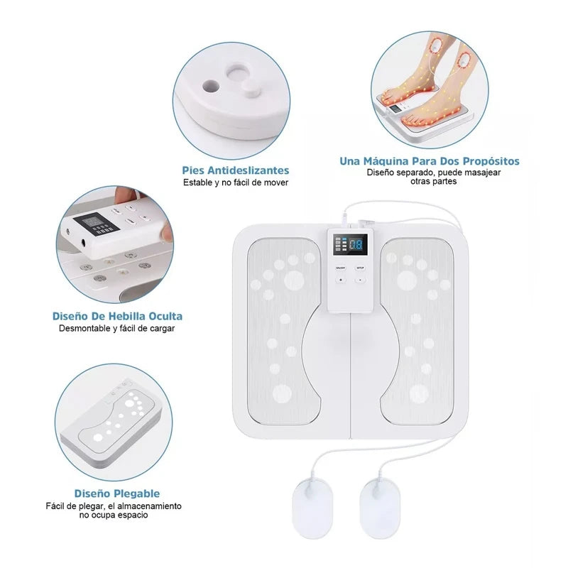 Foot Circulation EMS & TENS Nerve Muscle Massager Electric Foot