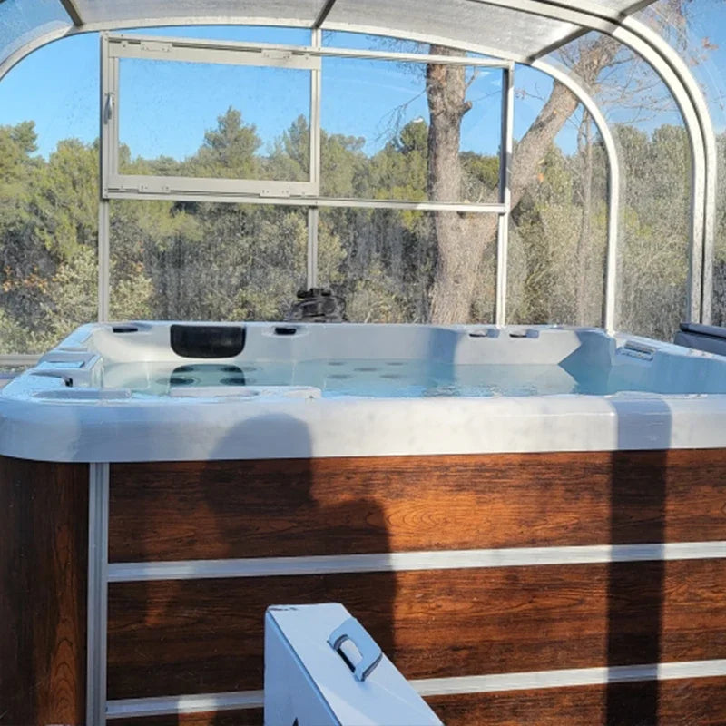 Infinity Spa Tubs 5 Person Outdoor Hot Tubs Exterior with Sound