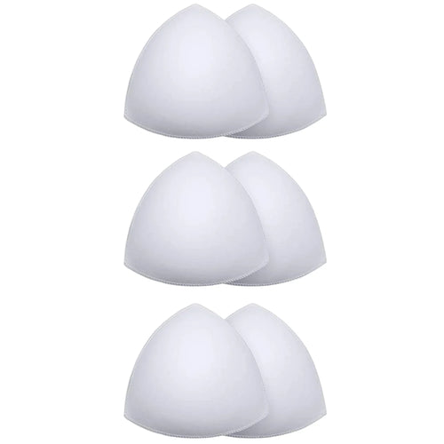 2/12pcs Bra Pads Soft Sponge Women's Triangle Bra Pad Sports Bra