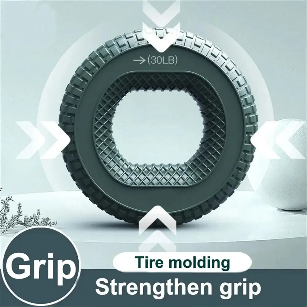 Silicone Adjustable Hand Grips 70-80LB Grip Ring Finger Forearm Trainer Carpal Expander Tire Shape Portable Fitness Equipment