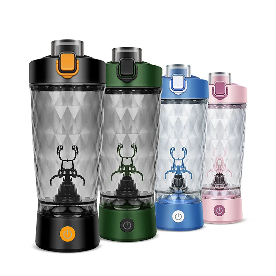 650ml Electric Protein Powder Mixing Cup Colour LED Light Automatic Shaker Bottle Mixer Shake Bottle Milk Coffee Blender Kettle fro Gym outdoor