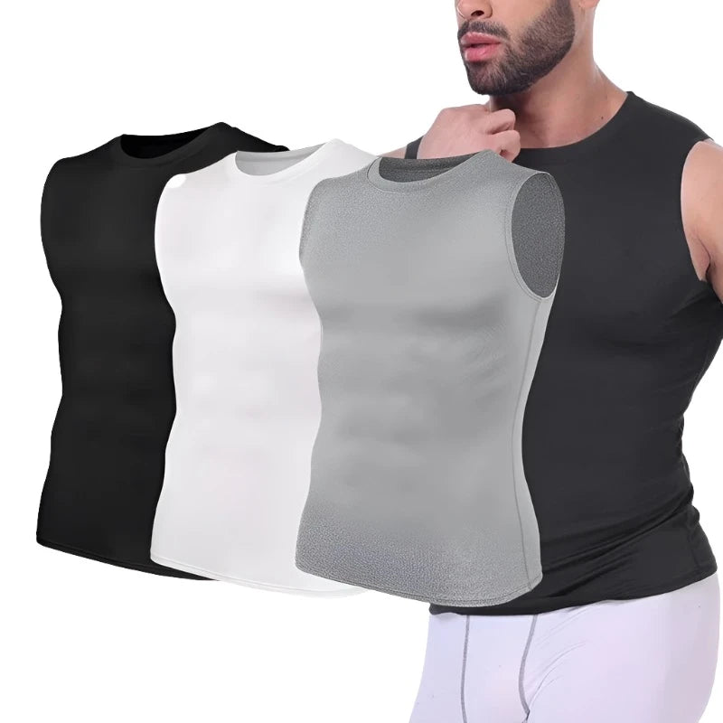 Men Compression Tank Top Slim Sleeveless Vest Breathable Quick Dry for