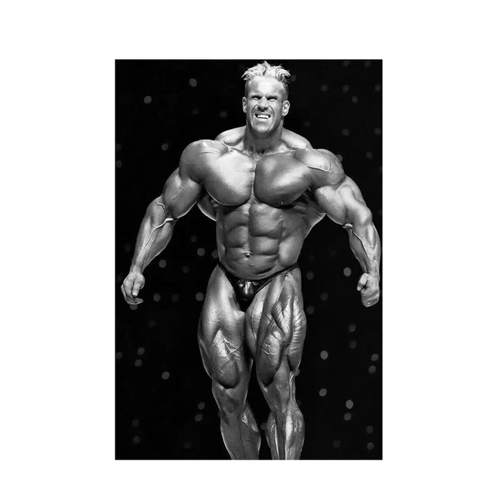 Muscular Man Bodybuilder Art Posters and Prints Canvas Painting Motivational Wall Art Pictures for Gym Living Room Home Decor