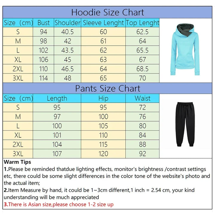 Autumn and Winter Women's Sportswear Fashion Printing Jogging Set Sportswear Pullover Set Hoodie+2 Pieces of Sportswear Pants