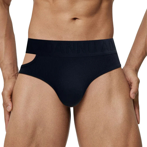 CMENIN Model Man Underwear Sexy Leg Strap Mens Sports Fitness Briefs