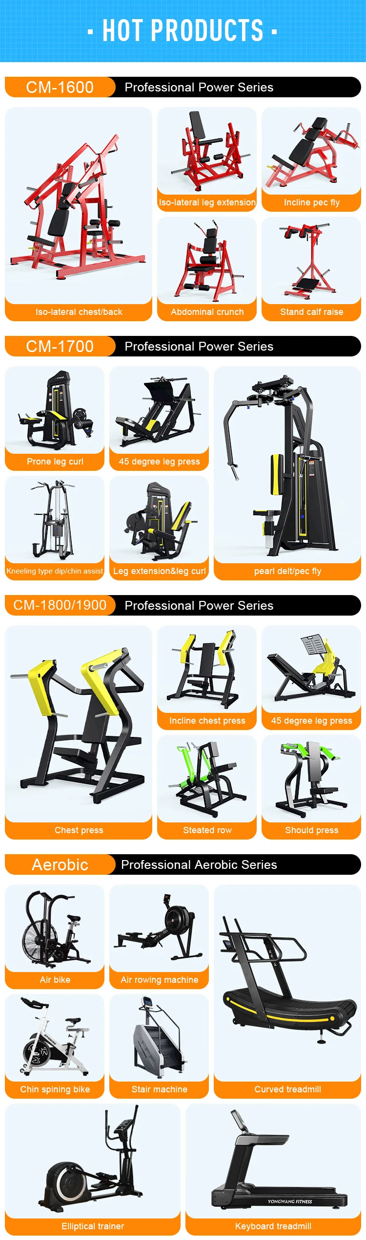 Fitness gym equipment plate loaded chest exercise integrated trainer shoulder press machine