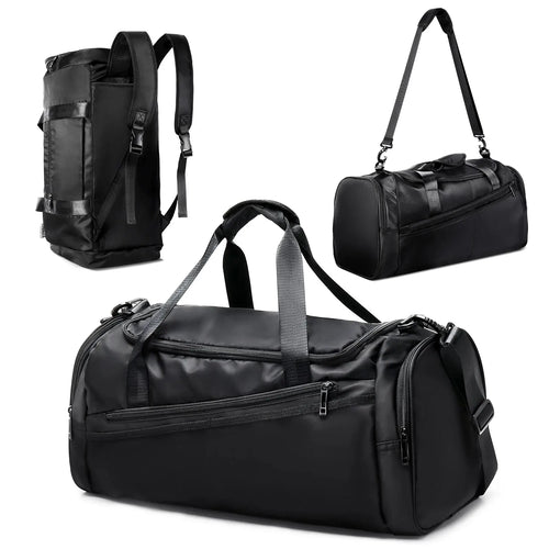 Likros Sports Gym Bag Travel Duffel Bag with Shoes Compartment for Men